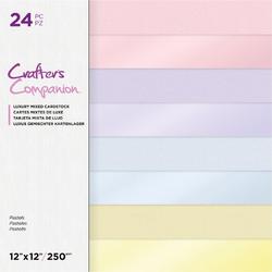 Pastels 12x12 Inch Luxury Mixed Cardstock Pad (CC-LMIX12-PAST)